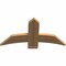 Ekena Millwork Bellingham Timber Gable Bracket, Western Red Cedar, 36"W x 19"H x 1 1/2"D x 5 1/2"F, 13/12 Pitch GBW036X19X0206BEL00SWR - alternate 2